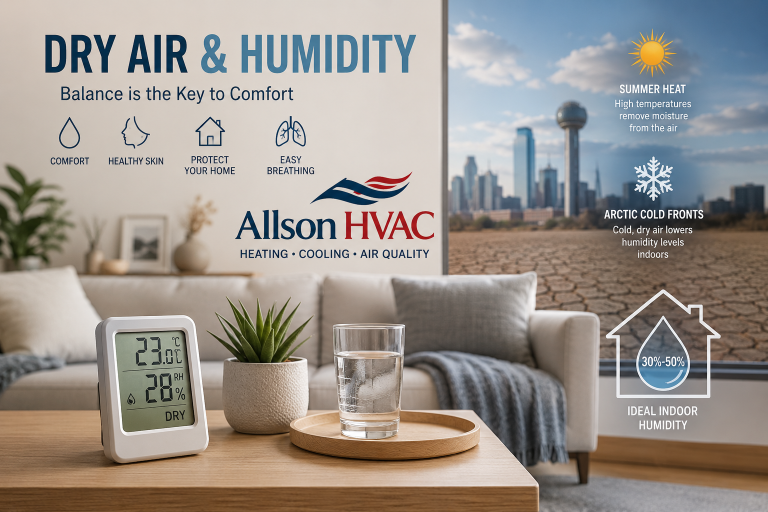 Why Does Texas Air Feel So Dry? Causes, Symptoms, and Solutions for Dallas Homes
